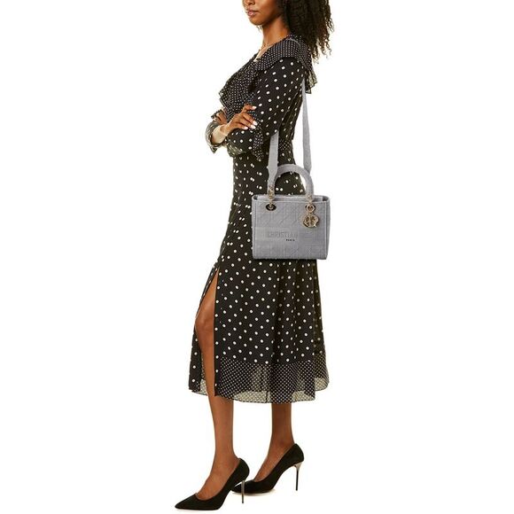 Dior Lady D-Lite Medium Canvas Tote - Picture 4 of 4